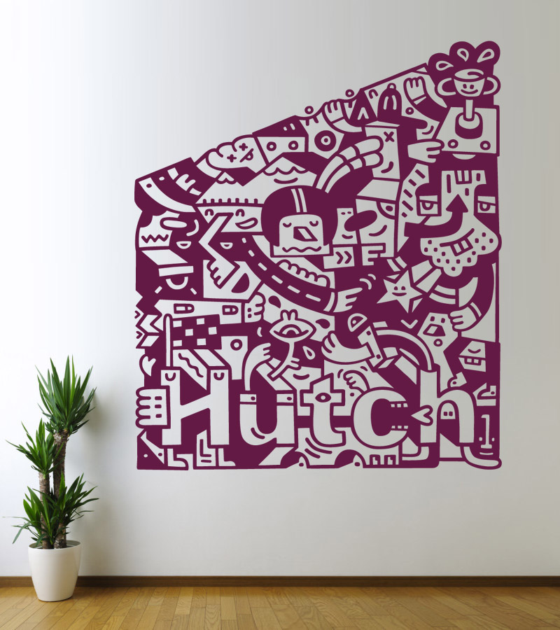 Hutch Wall Vinyl - Mister Phil Illustration